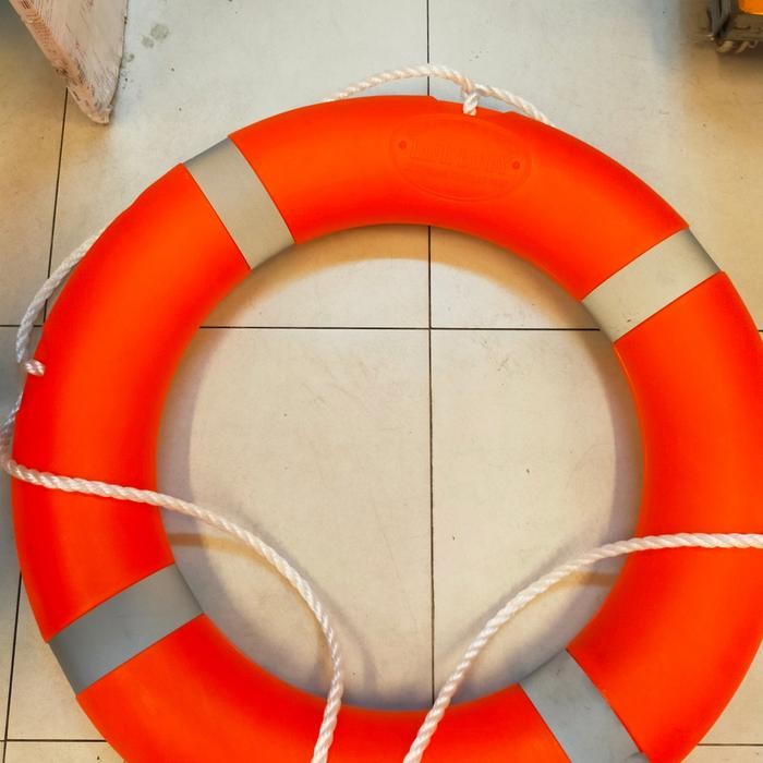 Paling Murah Ring Buoy Fiber / Pelampung Kapal Ring Buoy Solar Original Murah