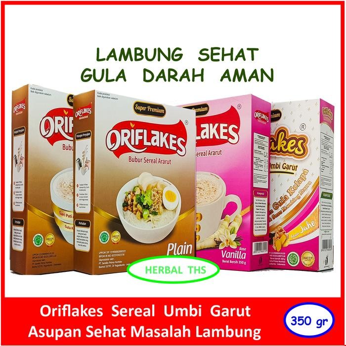 

EatFr3sh- oriflakes gastro original bubur sereal umbi garut untuk asam lambung