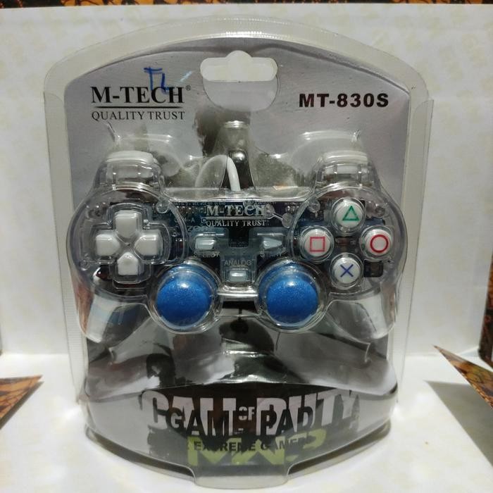 Stik Ps Game Pad Transparant Joystick Pc Laptop Usb