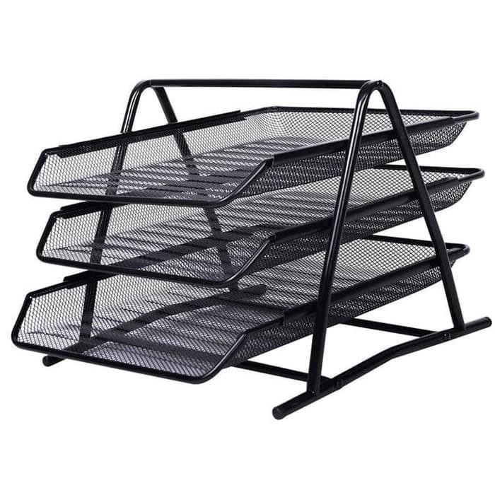 

Rak Besi Document Tray - Besi Lebih Tebal 3 / 4 Susun