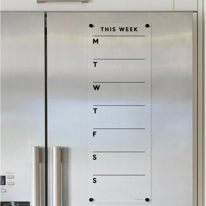 

Kalender Magnet Planner Acrylic Calendar Daily Meal Planner