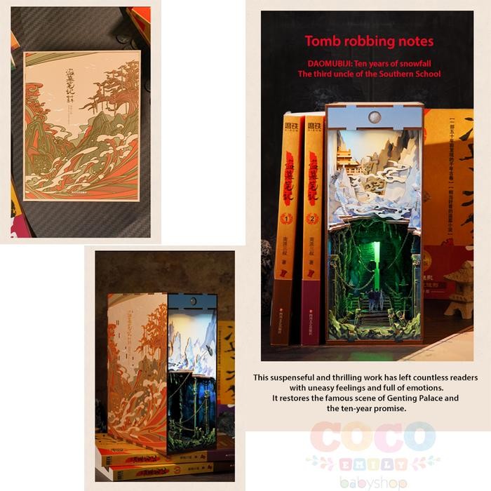

Tonecheer Sensitive Bookend Diy Cultural And Creative Handmade Model