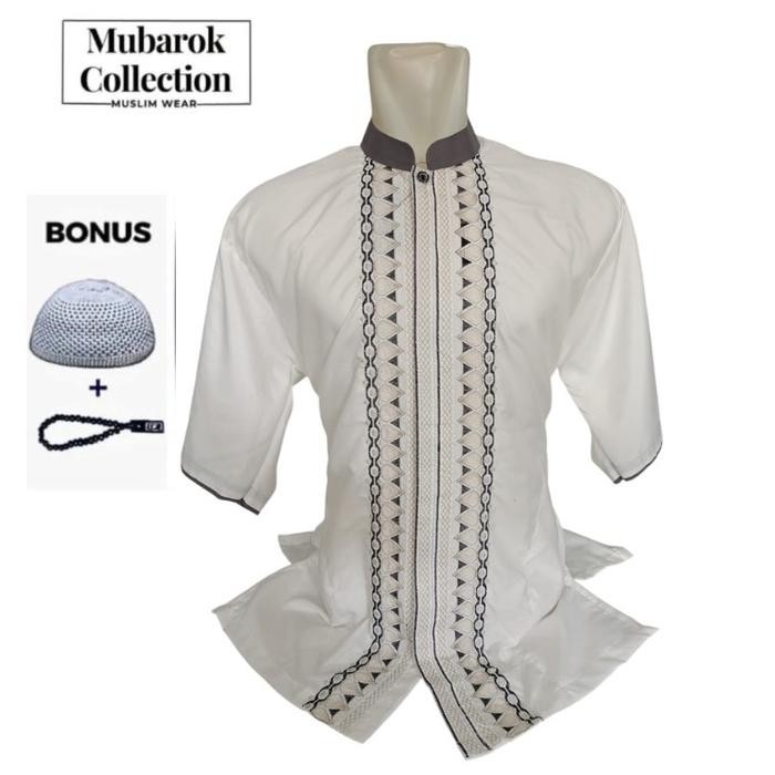 Zuhud- Baju koko baju koko jumbo baju koko putih belum baju koko berkualitas baju koko termurah