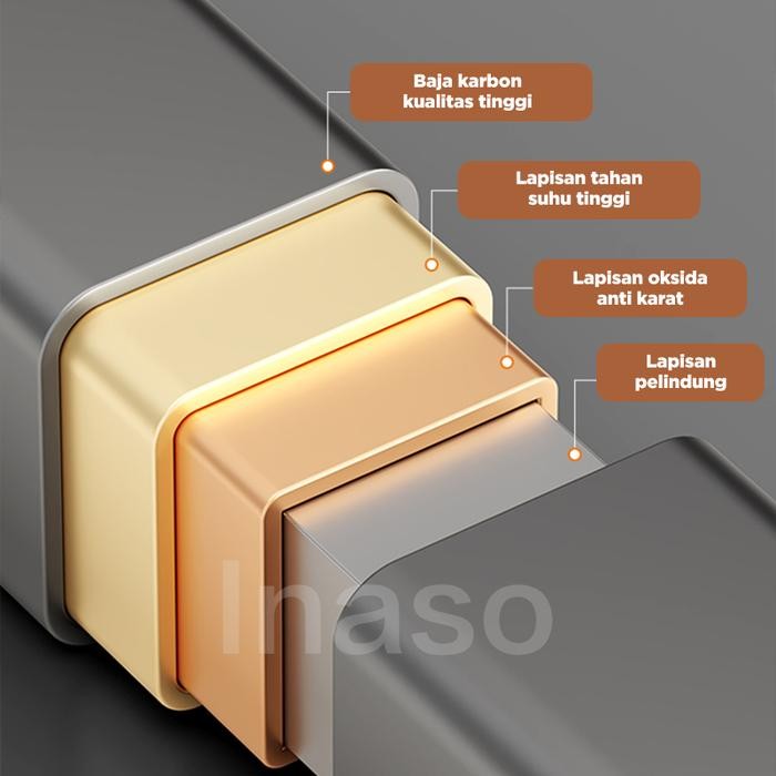 terbaru  inaso rak panci bawah meja rak dapur susun pengering wajan kolong meja tempat
