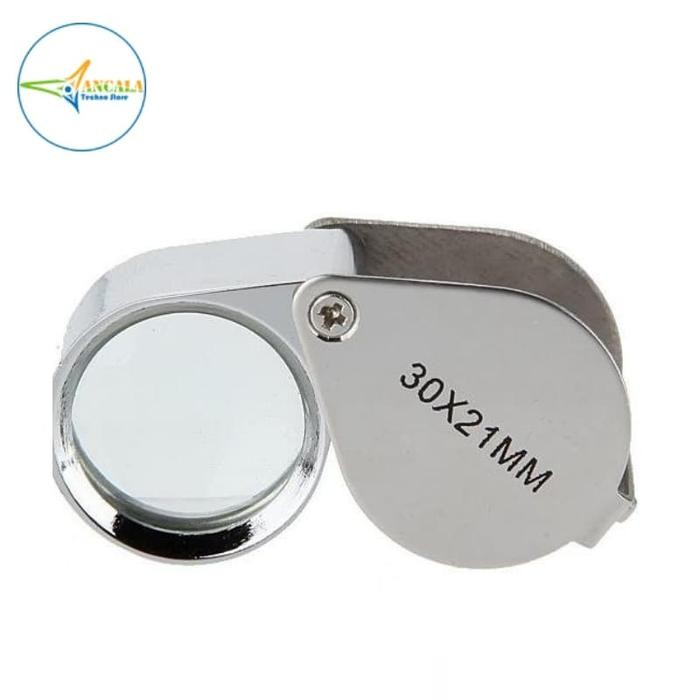 

No.OneBest- Lup Geologi - Loupe Triplet Optical Jewellery 30x Magnifier 21mm