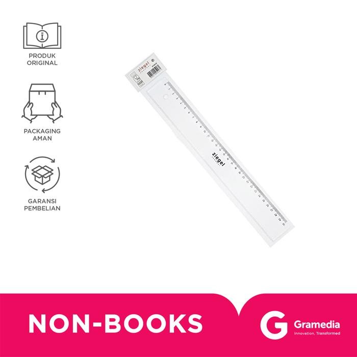 

No.OneBest- ROTRING ZIEGEL FLAT RULER 30 CM TRANS 819030
