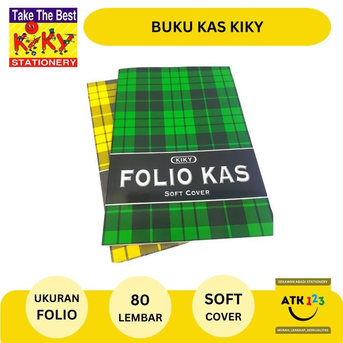

No.OneBest- Buku Kas Folio Soft Cover Merk Kiky / Debet Kredit Saldo