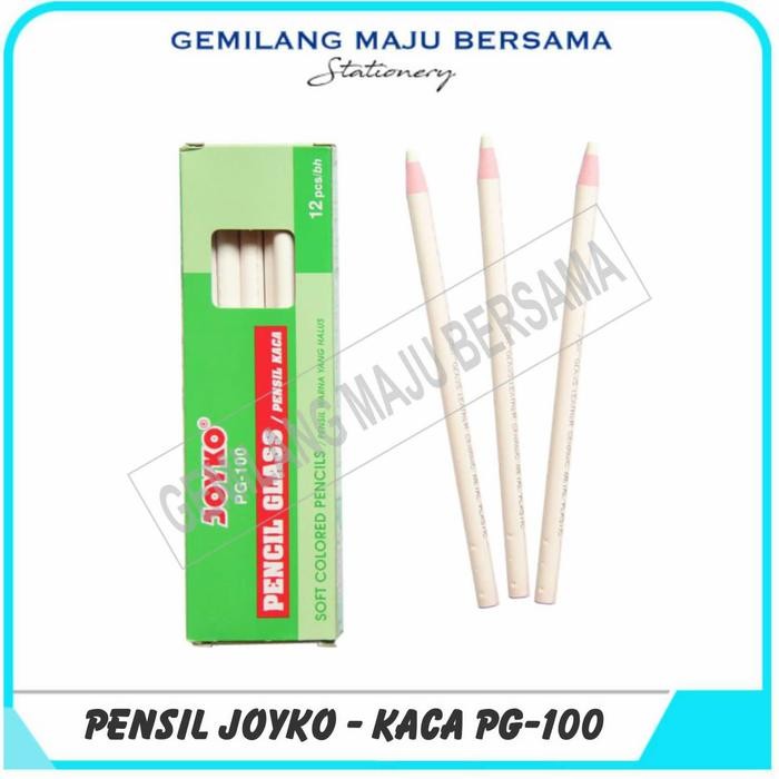 

No.OneBest- Pensil Glass / Kaca Joyko PG 100 Putih (1pk = 12pc)