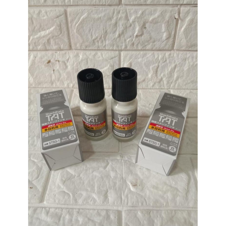

No.OneBest- tinta shachihata STSG-1 Putih tinta permanen untuk metal/plastik/kaca
