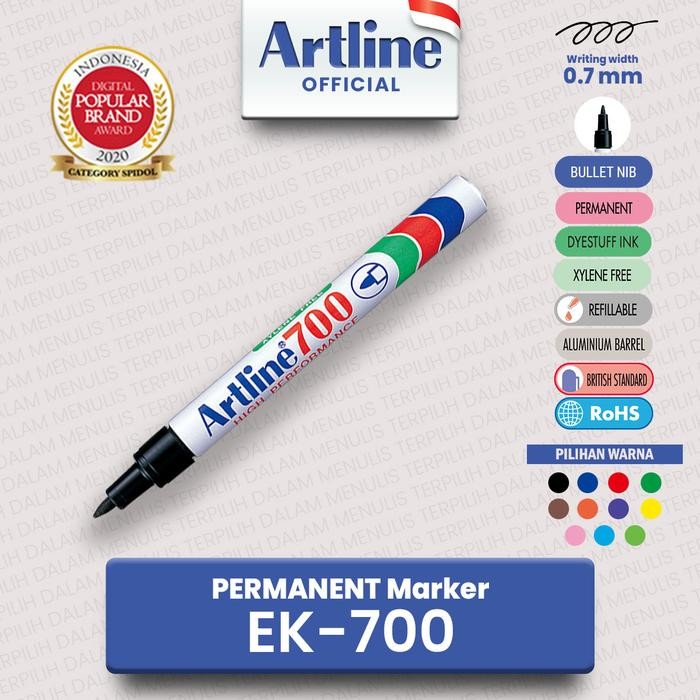 

No.OneBest- ARTLINE Spidol Permanent Marker EK-700