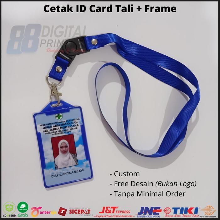 

No.OneBest- Promo Cetak Id Card Id Card + Holder+ Tali