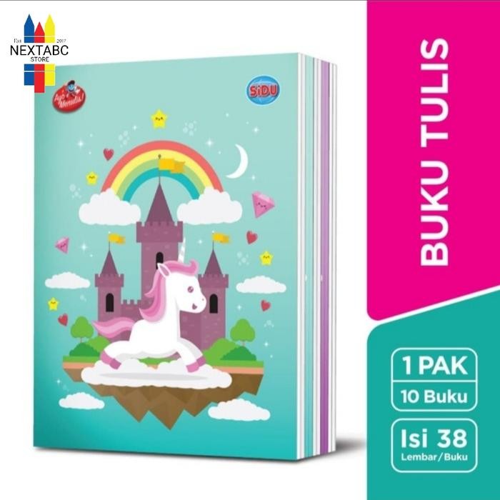 

No.OneBest- Buku Tulis Garis/Halus/Kotak Sinar Dunia SiDu SD 38 lembar
