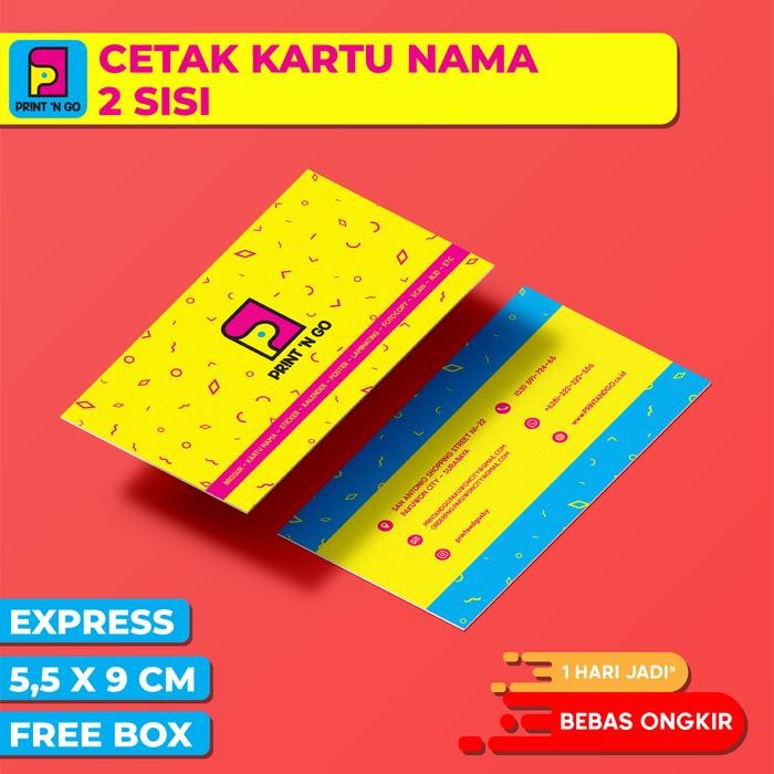 

No.OneBest- Kartu Nama 2 sisi