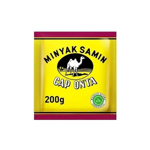 

CAP ONTA MINYAK SAMIN SACHET 200 GR