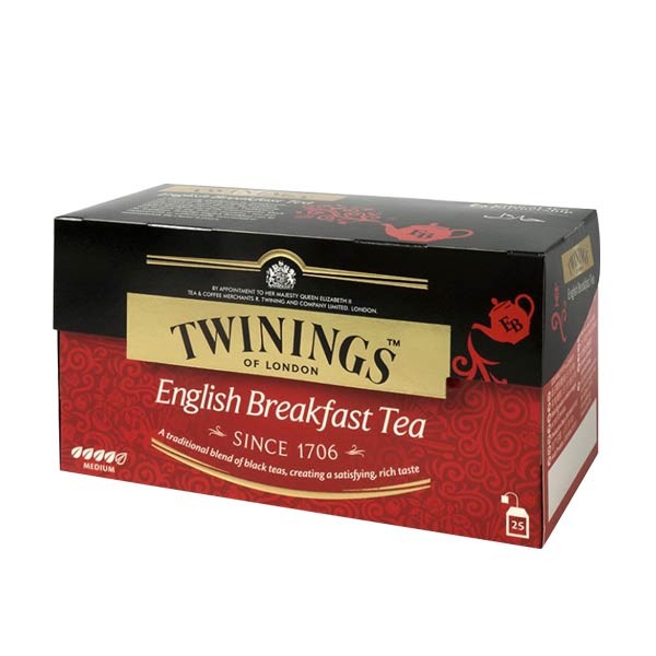 

TWINING TEA ENGLISH BREAKFAST 25X2GR