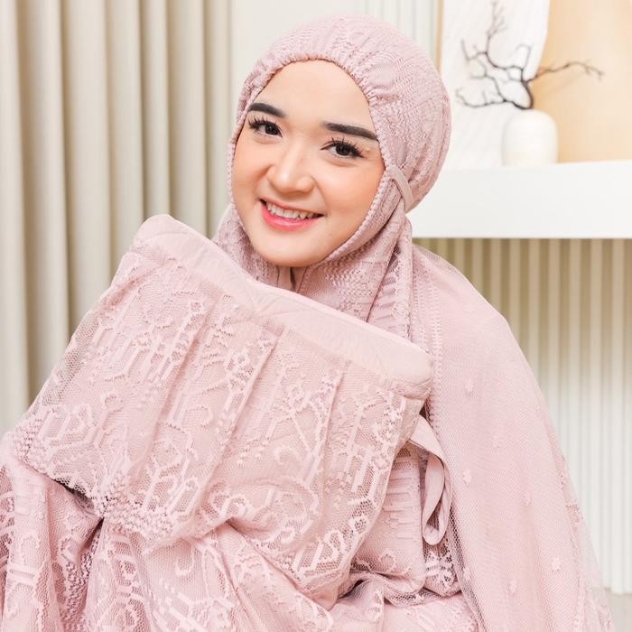 Thameer- Kekira_id - Mukena Lily Dewasa Brukat Jumbo Mukena Mewah Cantik Premium Lembut Adem Mukena