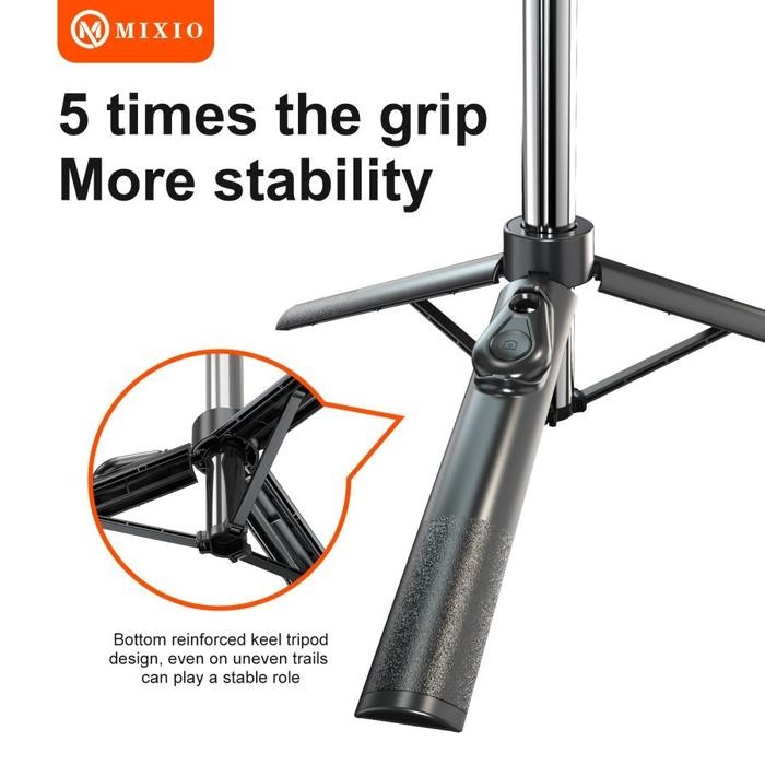 Mixio A13 130Cm Tongsis Bluetooth Selfie Stick Tripod Mini