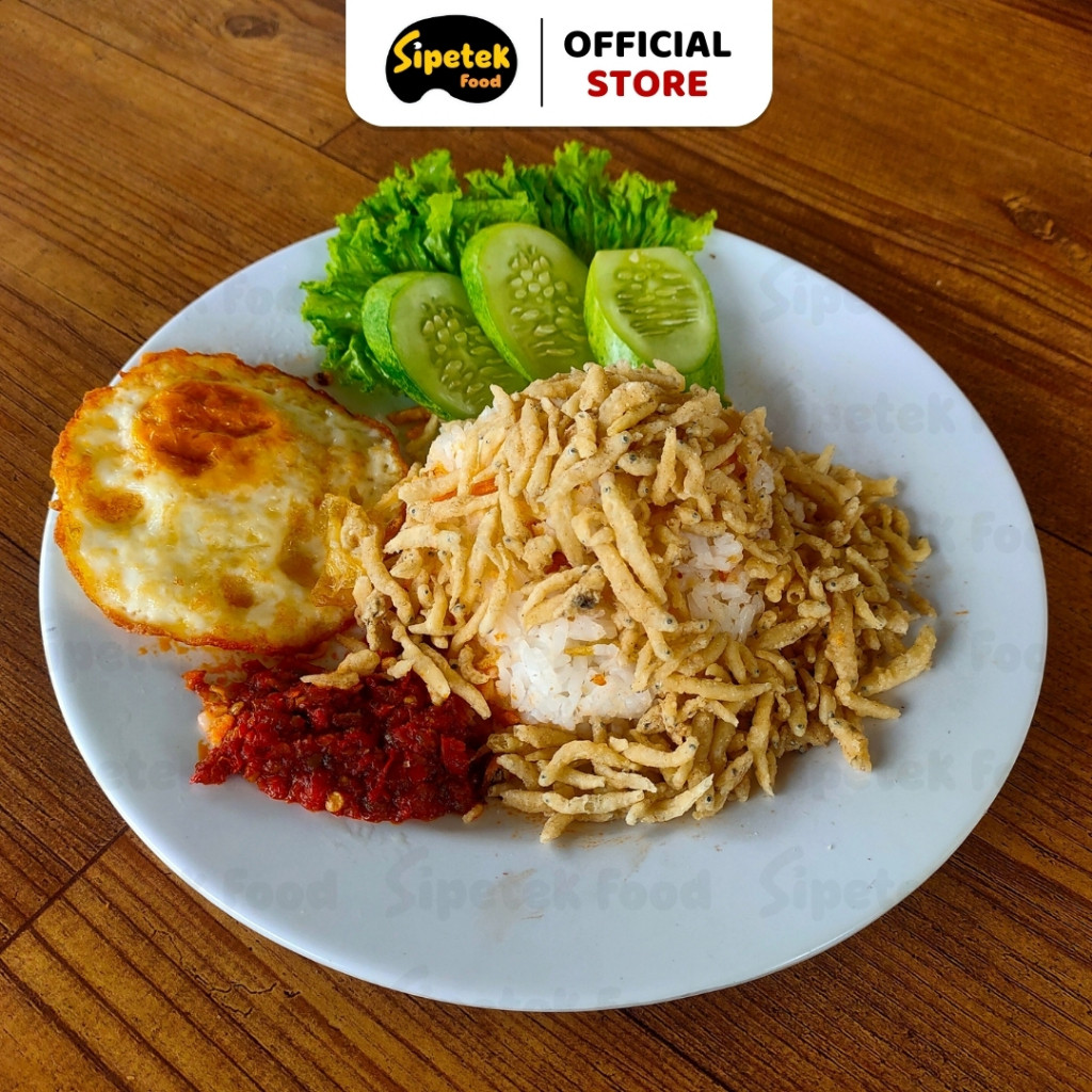 

Cemal Cemil Makyus Sipetek - [Spesial] Teri Nasi/Teri Medan Crispy Toples 150Gr