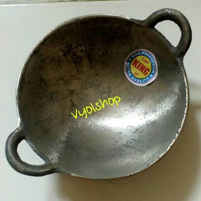 Wajan Besi 17Cm/Wajan Serabi/Wajan Cucur/Kuali Besi/Wajan Ape #Gratisongkir