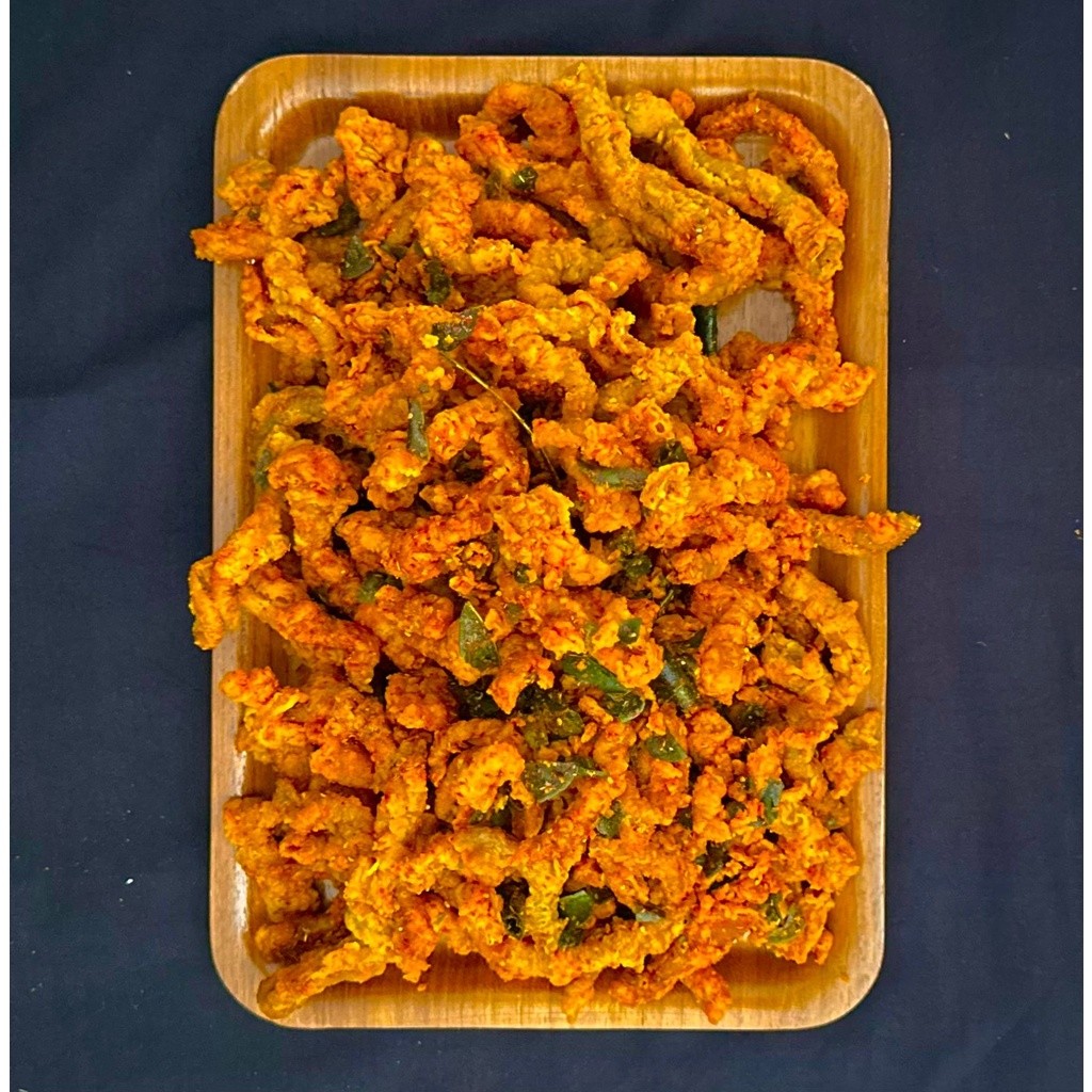 

Cemal Cemil Makyus Keripik Usus Pedas Daun Jeruk 1Kg Khas Ngabret