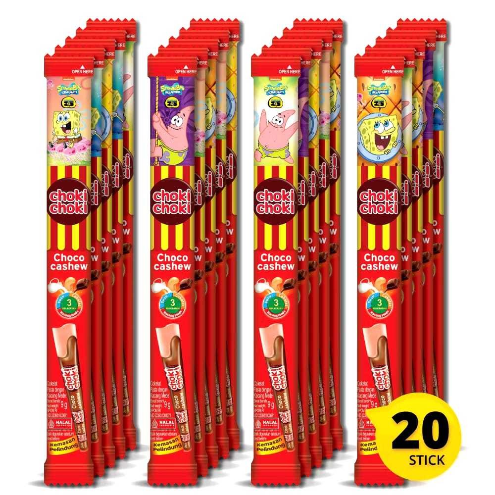 

Cemal Cemil Makyus Choki Choki Edisi Spongebob 20 Stik @ 9 G
