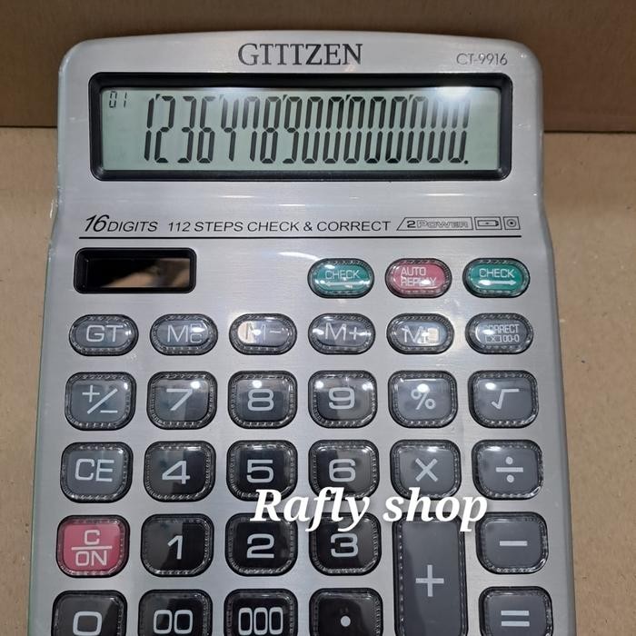 

Kalkulator 16 Digit Ct 9916