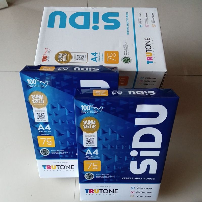 

UM1 Kertas Hvs A4 Sinar Dunia 75gr ( Dus 5 Rim ) [ Orinal ]