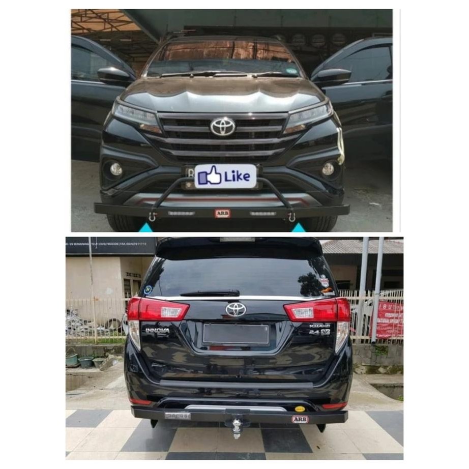 Berkualitas Paket Tanduk Depan+Towing Arb Belakang Untuk Mobil Innova Reborn /Lama