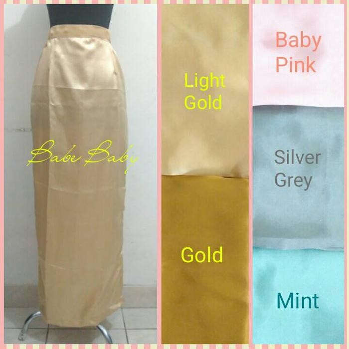 ROK PANJANG SATIN VELVET