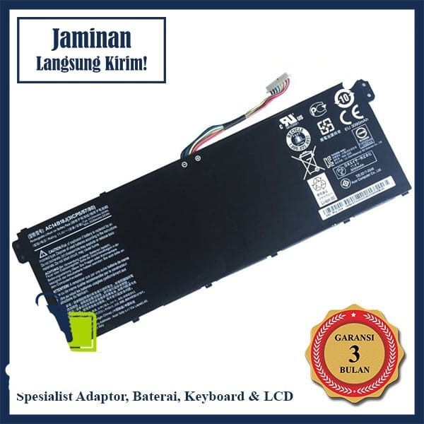 HARGA DISC - BATERAI ACER ASPIRE 3 A315-41-R971 AC14B18J