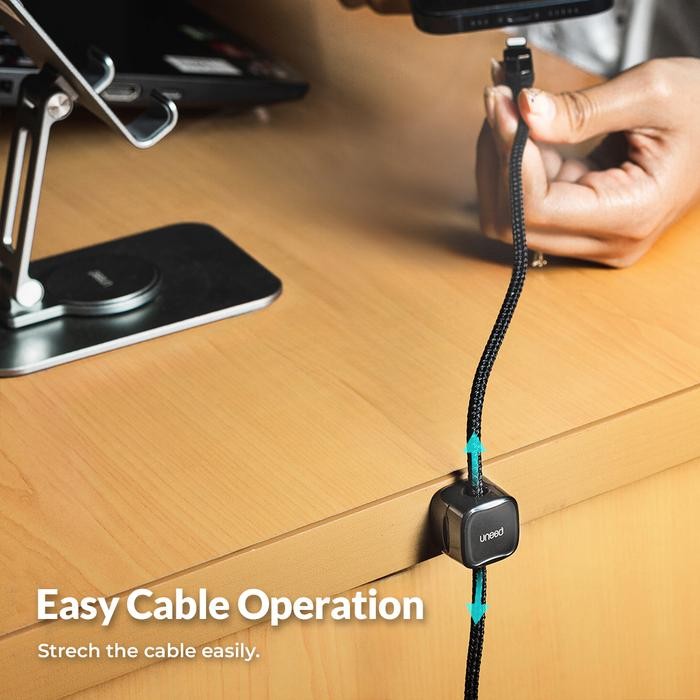 

Uneed Magnetic Cable Clip Holder Organizer Kabel Klip - Uco204 #Gratisongkir