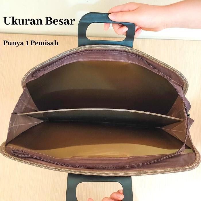 

Topla Tas Dokumen Penting Folder Document Bag 5090 Tas Dokumen Berkas Kantor 15.6 Inch Organizer