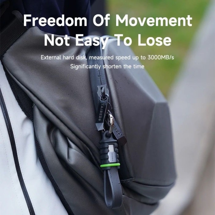 

Hagibis Thunderbolt 4 Type C To C Keychain Kit 240W Cable 8K 60Hz 40Gb #Gratisongkir