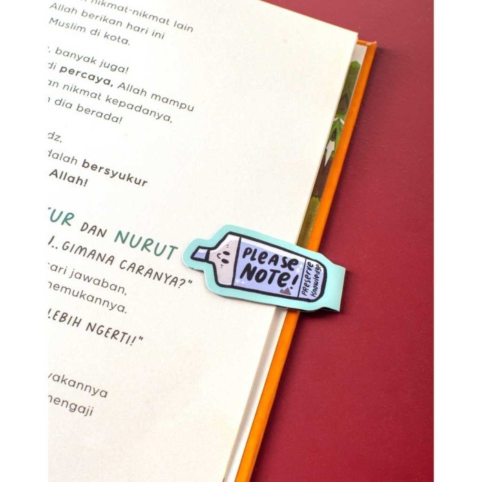 

Niqat Magnetic Bookmark - Kita Muslim #Gratisongkir