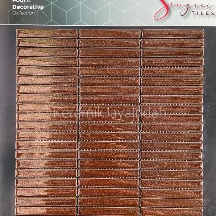

SINGRES SINGRESS KITKAT KIT KAT LONG POTTERY STRIP MOZAIC MOZAIK MOSAIC MOSAIK KERAMIK LANTAI