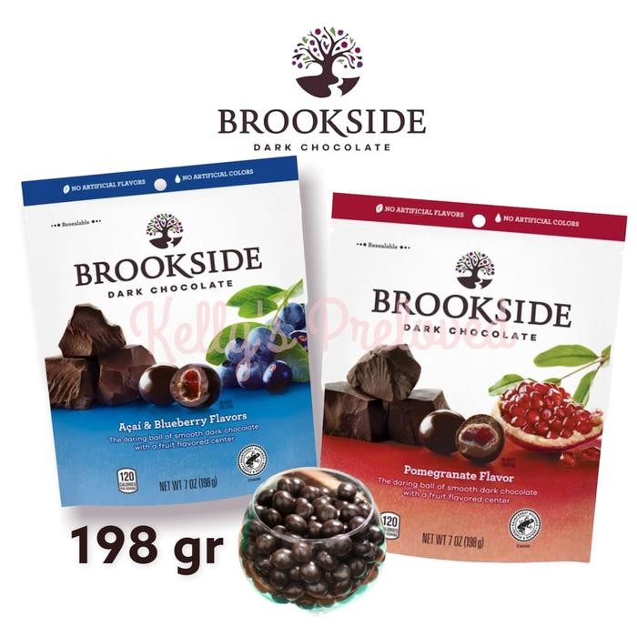 

BROOKSIDE DARK CHOCOLATE 198 GRAM FRUIT FLAVORED COKLAT USA