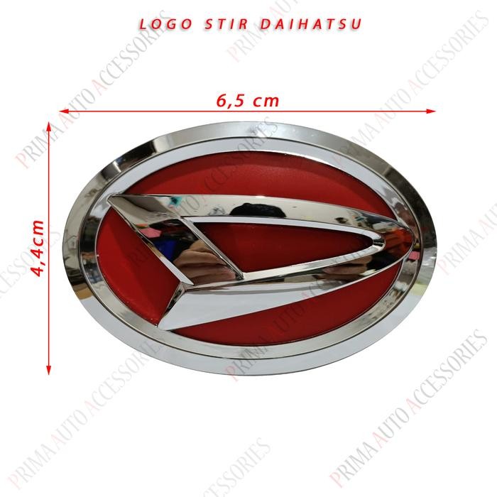 TERMURAH Logo Setir Mobil Stir Daihatsu Merah