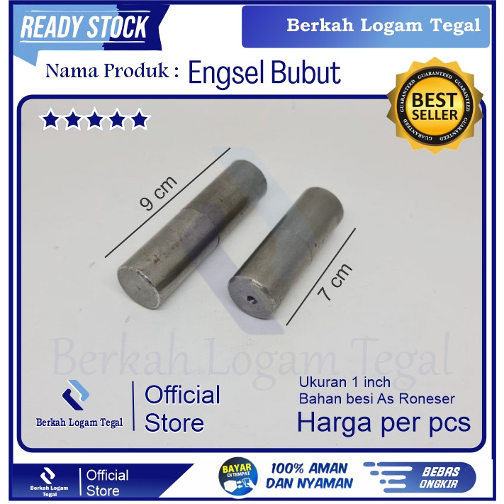 Engsel Pagar Besi / Engsel Bubut 1" Inch