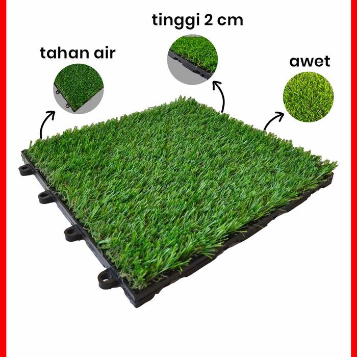 utamajaya- Mitra Loka Ubin Rumput Sintetis Garden Jepang Dan Swiss Indoor Outdoor - Rumput Jepang