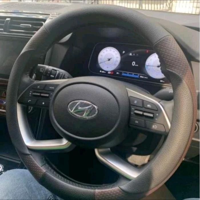 HEMAT Cover Stir Mobil HYUNDAI CRETA Sarung Stir Mobil HYUNDAI premium Car Karet