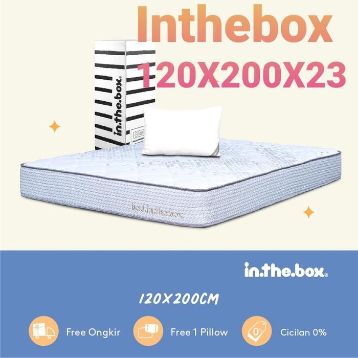 utamajaya- Kasur Spring BED IN THE BOX SIZE 120X200