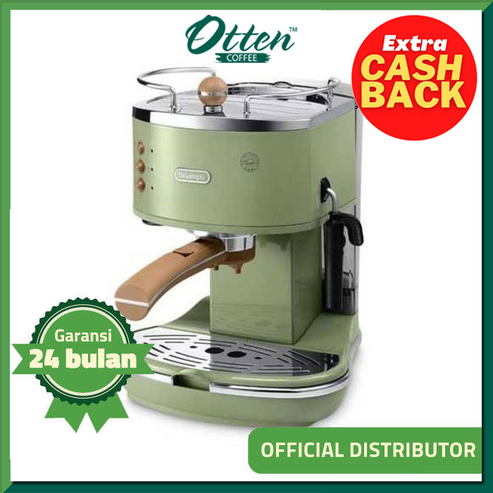 DeLonghi - Icona Vintage Espresso Machine ECOV 311.GR - Mesin Kopi Espresso