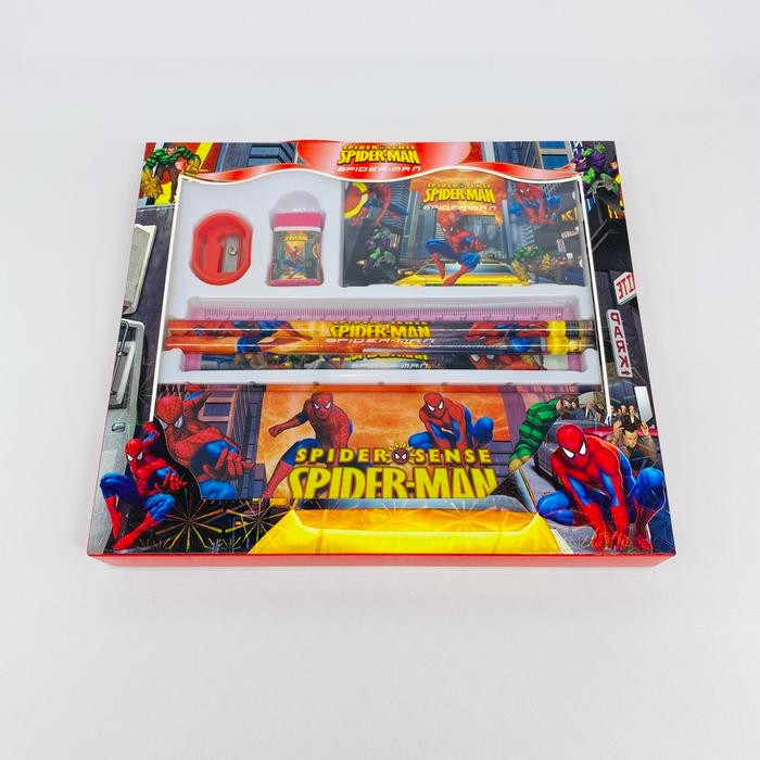 

YOK DI ORDER STATIONARY SET 7IN1 ALAT TULIS ANAK SPIDERMAN