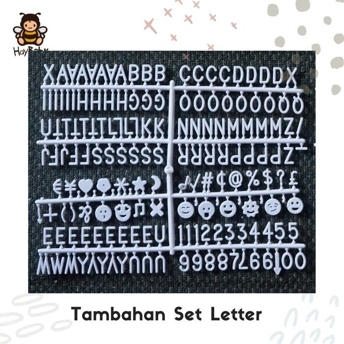 

NEW..!! SET LETTER TAMBAHAN / SET LETTER EMOTICON
