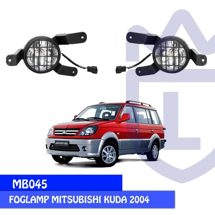 PREMIUM FOGLAMP LAMPU KABUT MITSUBISHI KUDA 2004/ DLAA AKSESORIS MOBIL MB 2004