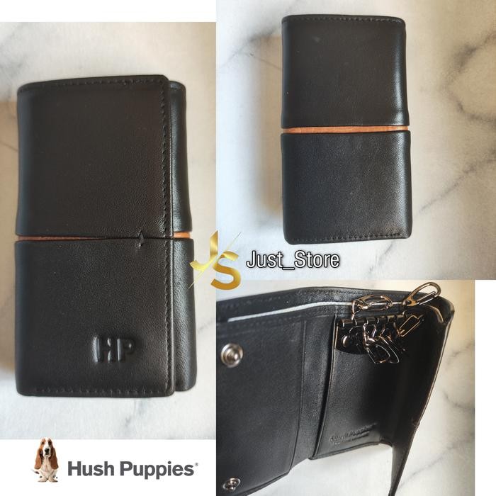 PREMIUM Dompet Kunci STNK Hush Puppies Original Kulit Asli