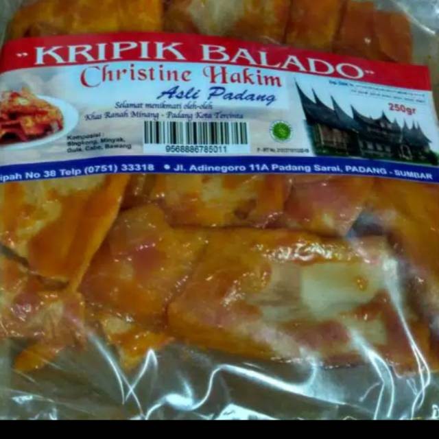 

Kripik Singkong Balado Christine Hakim - Kripik Sanjay Balado 250gr