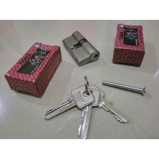 Silinder Kunci Kuningan 60 Mm Ferza