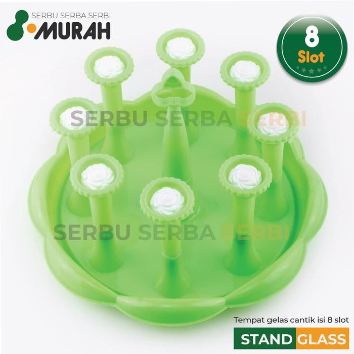 STAND GLASS DAISUKI - TEMPAT GELAS CANTIK SLOT 8