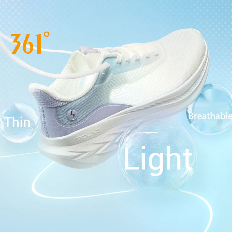 361 Degrees Airfeather 3.0 Women Running Shoes Lightweight Soft Trendy Casual Durable Versatile